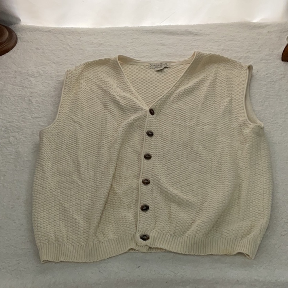 Mens Vintage CROSSING SWEATER V3ST - Picture 4 of 4